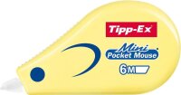 Tipp-Ex Korrekturroller Mini Pocket Mouse Pastell 5,0 mm, 10 St.