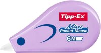 Tipp-Ex Korrekturroller Mini Pocket Mouse Pastell 5,0 mm, 10 St.