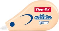 Tipp-Ex Korrekturroller Mini Pocket Mouse Pastell 5,0 mm, 10 St.