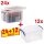 24 + 12 GRATIS: Really Useful Box Aufbewahrungsboxen 24x 35,0 l transparent 48,0 x 39,0 x 31,0 cm, 24 St. + GRATIS 12 St.