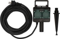 brennenstuhl 4-fach Gartensteckdose 1,4 m schwarz