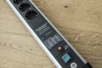 brennenstuhl Premium-Protect-Line 6-fach Steckdosenleiste mit Überspannungsschutz 3,0 m schwarz