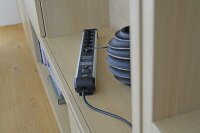 brennenstuhl Premium-Protect-Line 6-fach Steckdosenleiste mit Überspannungsschutz 3,0 m schwarz