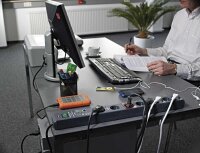 brennenstuhl Secure-Tec 6-fach Steckdosenleiste mit Überspannungsschutz 3,0 m grau