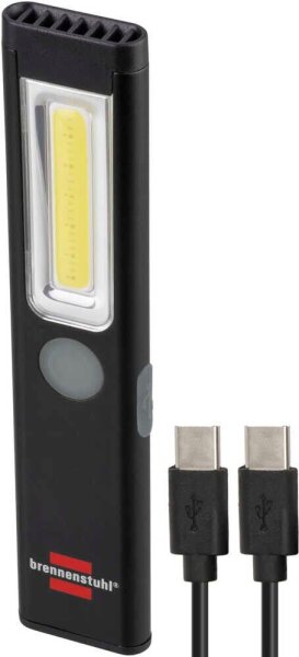 brennenstuhl PL 200 AC LED Taschenlampe schwarz 12,3 cm, 200 Lumen, 1 St.