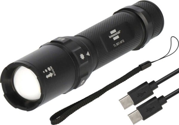 brennenstuhl TL 801 AFS LED Taschenlampe schwarz 16,5 cm, 800 Lumen, 1 St.