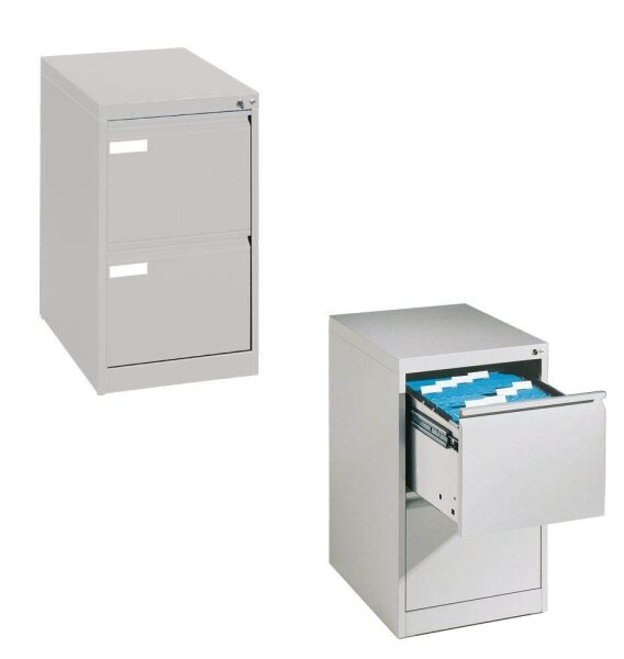 CP C 2000 Acurado Hängeregistraturschrank lichtgrau 2 Schubladen 43,3 x 59,0 x 73,3 cm, 1 St.
