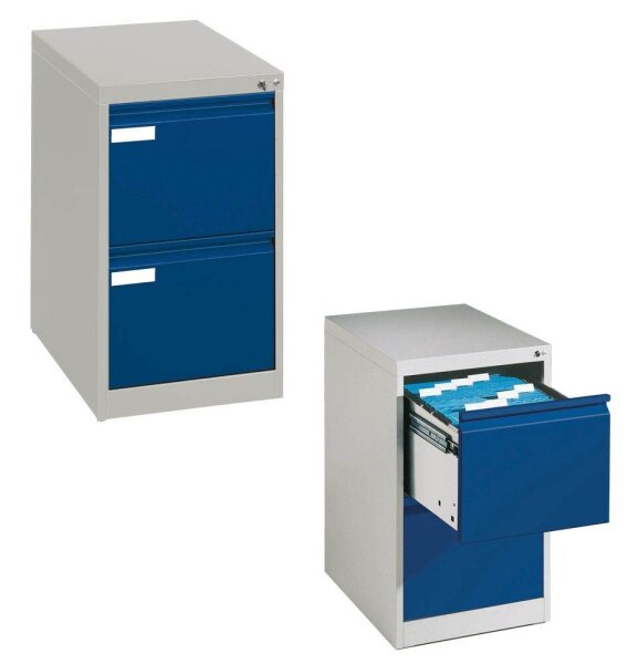 CP C 2000 Acurado Hängeregistraturschrank lichtgrau, enzianblau 2 Schubladen 43,3 x 59,0 x 73,3 cm, 1 St.
