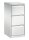 CP C 2000 Acurado Hängeregistraturschrank lichtgrau 3 Schubladen 43,3 x 59,0 x 104,5 cm, 1 St.
