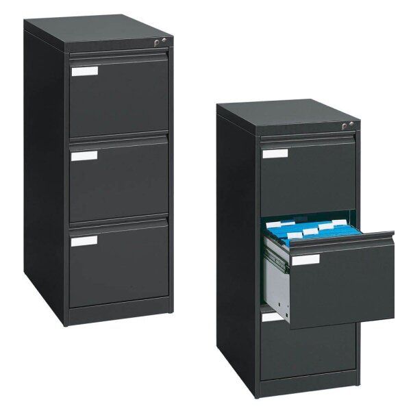 CP C 2000 Acurado Hängeregistraturschrank anthrazit 3 Schubladen 43,3 x 59,0 x 104,5 cm, 1 St.
