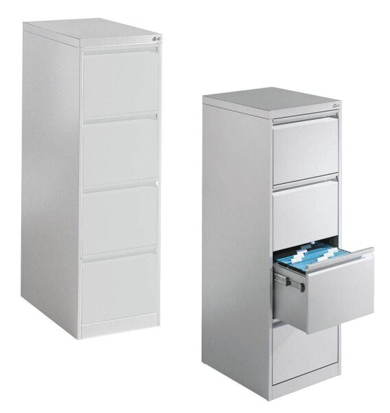 CP C 2000 Acurado Hängeregistraturschrank lichtgrau 4 Schubladen 43,3 x 59,0 x 135,7 cm, 1 St.