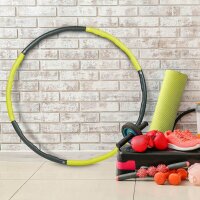 relaxdays Hula-Hoop-Reifen schwarz, grün