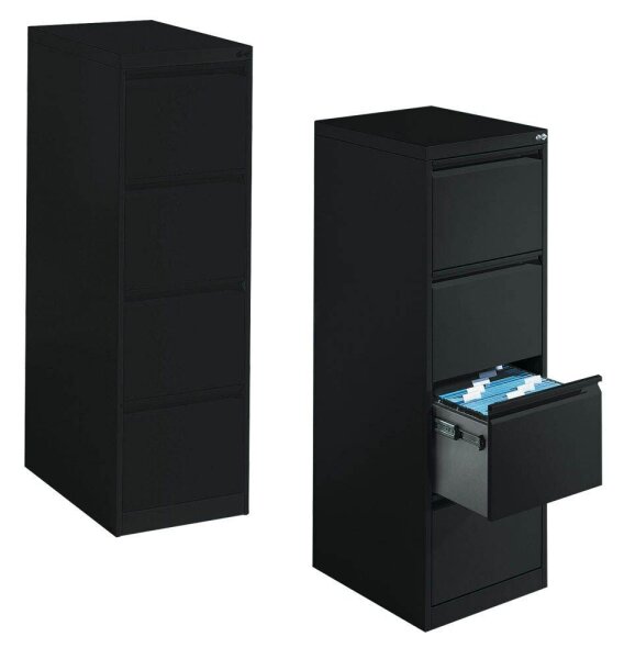 CP C 2000 Acurado Hängeregistraturschrank anthrazit 4 Schubladen 43,3 x 59,0 x 135,7 cm, 1 St.