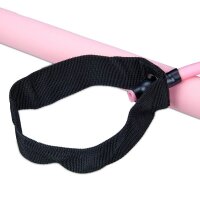 relaxdays Pilates-Stab pink, schwarz