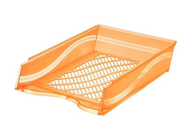 bene Briefablage orange-transparent DIN A4, 1 St.
