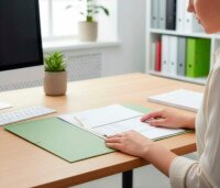 Wekre Deckleisten für Hefter messing, 100 St.