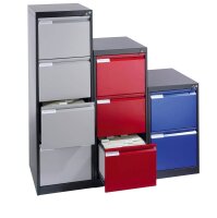 CP C 2000 Acurado Hängeregistraturschrank anthrazit, silber 4 Schubladen 43,3 x 59,0 x 135,7 cm, 1 St.