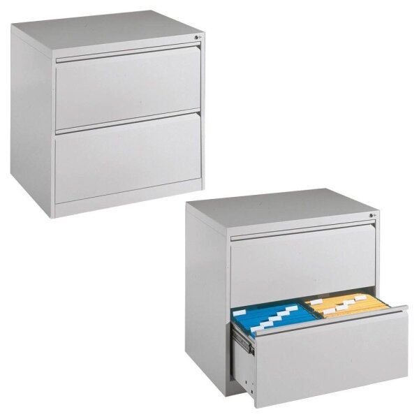 CP C 2000 Acurado Hängeregistraturschrank lichtgrau 2 Schubladen 78,7 x 59,0 x 73,3 cm, 1 St.