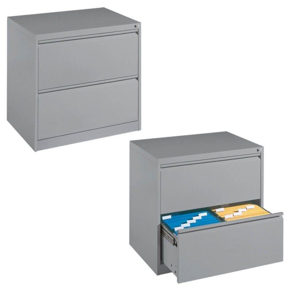 CP C 2000 Acurado Hängeregistraturschrank silber 2 Schubladen 78,7 x 59,0 x 73,3 cm, 1 St.