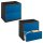 CP C 2000 Acurado Hängeregistraturschrank grau, blau 2 Schubladen 78,7 x 59,0 x 73,3 cm, 1 St.