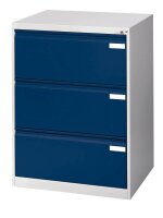 CP C 2000 Acurado Hängeregistraturschrank lichtgrau, blau 3 Schubladen 78,7 x 59,0 x 104,5 cm, 1 St.