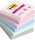Post-it® Super Sticky Notes Soulful Collection Haftnotizen extrastark farbsortiert, 6 Blöcke