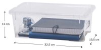 PAPERFLOW VIEW Aufbewahrungsbox 5,0 l transparent 32,5 x...
