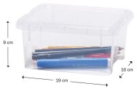 PAPERFLOW VIEW Aufbewahrungsbox 2,0 l transparent 19,0 x...