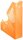 bene Stehsammler 50100ORT orange-transparent Kunststoff, DIN A4, 1 St.