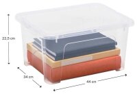 PAPERFLOW VIEW Aufbewahrungsbox 24,0 l transparent 44,0 x...