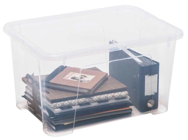 PAPERFLOW VIEW Aufbewahrungsbox 45,0 l transparent 55,0 x 39,0 x 30,0 cm, 1 St.