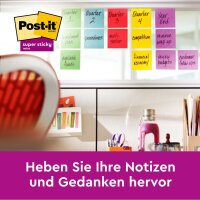 Post-it® Super Sticky Notes Oasis Collection Haftnotizen extrastark farbsortiert, 5 Blöcke