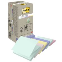 Post-it® Recycling Z-Notes Haftnotizen farbsortiert,...