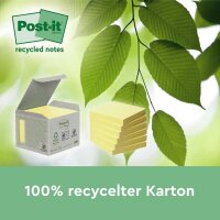 Post-it® Recycling Z-Notes Haftnotizen farbsortiert, 16 Blöcke