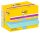 Post-it® Super Sticky Notes Soulful Collection Haftnotizen extrastark farbsortiert, 12 Blöcke