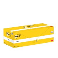 18 + 6 GRATIS: Post-it® Haftnotizen gelb, 18 Blöcke + GRATIS 6 Blöcke