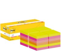18 + 6 GRATIS: Post-it® Haftnotizen farbsortiert, 18...
