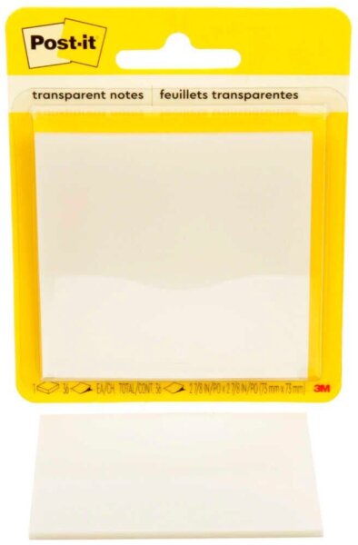 Post-it® Haftnotizen transparent, 1 St.