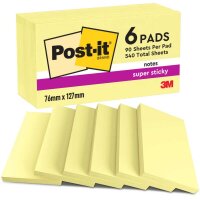 Post-it® Super Sticky Notes Haftnotizen extrastark...