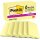 Post-it® Super Sticky Notes Haftnotizen extrastark gelb, 6 Blöcke