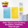 Post-it® Super Sticky Notes Cosmic Collection Jumbo-Haftnotizen extrastark farbsortiert, 3 Blöcke