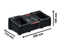 BOSCH Professional EXPERT EXAL18V2-320 Akku-Schnellladegerät
