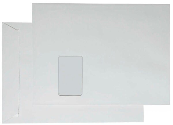 kaenguruh the world of paper Versandtaschen DIN C4 mit Fenster weiß 250 St.