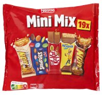 Nestlé Mini MiX Schokoriegel 19 St./321,0 g, 19 St.