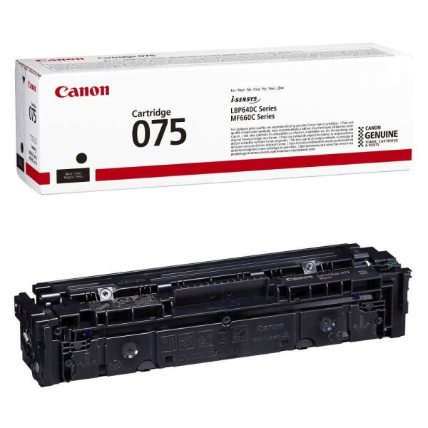 Canon 075 BK  schwarz Toner