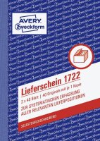AVERY Zweckform Lieferschein Formularbuch 1722, 1 St.
