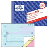 AVERY Zweckform Quittung, MwSt. separat ausgewiesen...