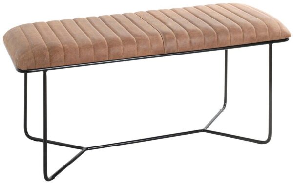 HAKU Möbel Bank 25851 braun Leder 100,0 cm