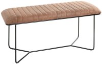 HAKU Möbel Bank 25851 braun Leder 100,0 cm