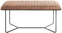 HAKU Möbel Bank 25851 braun Leder 100,0 cm